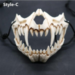 Uus Halloweeni Cosplay vaigumask Dragon God Mask keskkonnas&otilde;bralik loomateemaline peoloomade pealuu mask E