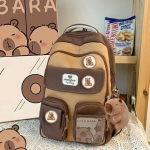 Capybara seljakott armas seljakott pl&uuml;&uuml;sis koolikott Multikas Pehme naljakas loom Suure mahutavusega t&auml;idisega Unisex Y2K esteetilised seljakotid