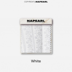 1 TK NAPEARL 10-20% valgust blokeeriv prantsuse pitsist l&otilde;imega silmkoeline l&auml;bipaistev kardin elutoa jaoks magamistoa r&otilde;du kodukaunistuseks W100cm x L130cm valge