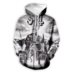 Ghost Band 3D Prinditud Pusad Meeste Naiste Mood T&auml;navar&otilde;ivad Hip Hop Y2k Hoodie Pullovers Vabaaja kapuutsiga dressipluusid Lasteriided L