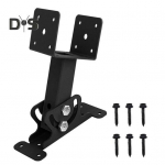 Katuse p&uuml;stiku kronsteini komplekt &uuml;litugev roostekindel korrosioonikindel pulberv&auml;rviga kaetud reguleeritav pergola katuse t&otilde;usutala kronstein must