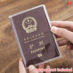 1 tk reisimise veekindel mustuse passihoidja kate Rahakott l&auml;bipaistev PVC ID-kaardi hoidjad &auml;rikrediitkaardihoidja &uuml;mbrise kott