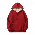 Naiste s&uuml;gis-talvine kapuutsiga pusa, paks fliisvoodriga, kapuutsiga, pikkade varrukatega, taskuga M hall