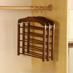 1 tk T&auml;ispuidust P&uuml;ksipuu Flokeeritud Multifunktsionaalne Kokkupandav Riputatav P&uuml;kste Spetsiaalne Riidepuu Majapidamislik Mitmekihiline P&uuml;ksipuu Garderoob 1pc