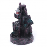 Resin Artificial Mountain Smoke Waterfall Backflow viirukip&otilde;leti viirukihoidja 3#