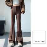 Mood Vabaaja Slim Fit Naiste Pluusid S&uuml;gis Ja Talv K&otilde;rge V&ouml;&ouml;kohaga Sirge Laiade S&auml;&auml;rtega P&uuml;ksid Naiste Vabaaja Elegantne Kontor Daamide P&uuml;ksid 31054 S orion i v&auml;rv