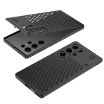 S24 Ultra jahutav aroomiteraapia meeste armor alumiiniumist metallist &uuml;mbris Samsung Galaxy S24 plus S23 Ultra Cover soojuse hajutamiseks For Galaxy S24 Ultra must