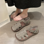 Moodsad naiste suvekingad, kandilise ninaga lamedad sandaalid, nahast naiste gladiaatorsandaalid, libisevad jalan&otilde;ud, daamide rannakingad 37