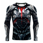 Muscle Tattoo Meeste Kompressioon T-s&auml;rgid Pikkade varrukatega Wolf Dragon Spordir&otilde;ivad Rashguard Fitness J&otilde;usaali Topid Teesid T&auml;navar&otilde;ivad T-s&auml;rk 2XL