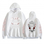 Vabaaja Kaisen Jujutsu pikkade varrukatega kampsunid Lahedad tr&uuml;kitud Ryomen Sukuna Anime meestele Naistele Mood Harajuku stiilis dressipluus Sudaderas Riietus XXXXL valge