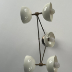 Valged kuplid Sputnik-l&uuml;hter - Keskmise sajandi Itaalia lagi-valgusti - Unikaalne magamistoa ja k&ouml;&ouml;gi valgustus, Moodne kodu sisustus