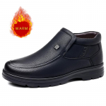 Moodsad Lihtsad V&auml;litingimustes Matkajalatsid Meeste Ehtsast Nahast Kingad Talvised Puuvillased Kingad Pl&uuml;&uuml;sist Meeste Pahkluusaapad &Auml;ri Kleidikingad 44