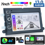 2 Din Android 13 Autode Multimeediapleier Ford F150 F250 F350 Escape Explorer Edge E150 Stereo Mustang Navigatsioon GPS Carplay jaoks 8-core 2GB+32GB
