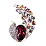 Naiste pross, kunstkristallkaunistusega, libisemiskindel, kulumiskindel &uuml;likonna-, mantli- ja m&uuml;tsisallkaunistus roheline