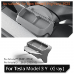 Stow Pocket 2024-2024 jaoks Tesla rooliratta eesmise hoiukasti telefonihoidik mudeli Y jaoks Mudel 3 auto sisetarvikud must