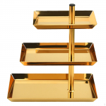 3 Tier Cupcake Stand Display Rack for Pastry Service at Events must