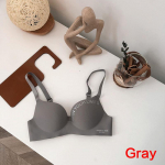 Naiste mood, mugavus, hingav, &otilde;mblusteta pehme rinnahoidja Push Up rinnahoidja &uuml;hev&auml;rviline aluspesu Seksikas pesu 32/70AB hall v&auml;rv