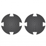 2/4 komplekti ventilaatori tolmufilter hingav ventilatsioon tolmukindel filtrikate PVC tolmukaitse PS5 Slim jaoks PlayStation 5 Slim jaoks