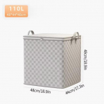 1 TK Mittekootud Teki Hoiukott Kaantega T&otilde;mblukuga Kokkupandav Riiete Teki Kastid Konteiner Suure Mahutavusega Tolmukindel Kott Korralda