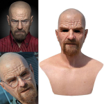 Uus Ameerika TV-sarja Breaking Bad Mask Heisenberg Vana Valge Avatari 3D Elav Pea Kate Halloweeni Rekvisiidid beige