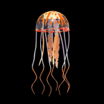Loominguline simuleeritud helendava efektiga meduuside akvaariumi kaunistus kalapaak veealune helendav ornament miniatuursed kujukesed kingitused