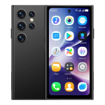 S25 Pro 3G minimobiiltelefon WCDMA 4,0 tolli neljatuumaline 2 GB RAM 16 GB ROM Type-C 2000 mAh n&auml;otuvastus Android-nutitelefon must