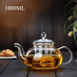 400&ndash;1600 ml kuumakindel klaasist teekann lillekann Kung Fu teeriiete komplekt tees&otilde;el Infuser Puer Oolong barley pot Teen&otilde;ud