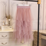 Elastne v&ouml;&ouml;kohaga t&uuml;llseelikud Naiste mood Elastne k&otilde;rge v&ouml;&ouml;kohaga v&otilde;rk Tutu seelik Peated Midi Seksikas t&uuml;drukute kleit One size