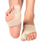 1 paar Bunion Pads Toe Bunion Corrector Protector Geel pol&uuml;uretaanist varvaste levitaja