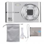 Tasku digitaalkaamera FHD 1080P 50MP tugi AF autofookus 16x suum &otilde;pilastele kaasaskantav kompaktne v&auml;ike h&otilde;be