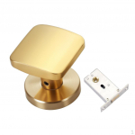 Door Handle with Invisible Lock, -sided Interior Doorknob, Stylish Lock Fittings, Easy to