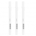 3 tk Highlighter geelpliiats valge/kuldne/h&otilde;bedane esilet&otilde;stetud tindiga rull-pliiatsid musta paberi jaoks. valge