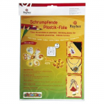 Plastique fou - 5 films r&eacute;tractables - blanc