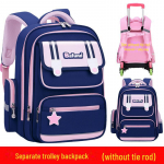 25 uut kerget suure mahutavusega k&auml;ruga koolikotti 1.-6. klassi poistele ja t&uuml;drukutele Single Backpack roosa