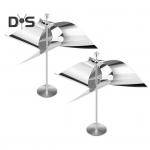 2 tk helkiv linnut&otilde;rjevahend roostevabast terasest tuulej&otilde;ul t&ouml;&ouml;tavad hirmutusseadmed lindu t&otilde;rjuv tuulevurr aedade terrasside ja katuste jaoks 2pcs