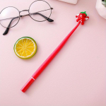 10 tk 0,5 mm armas ekspressiooniga puuvilja&scaron;eiker geelpliiats loominguline kirjatarvete auhinna kingitus kirjutusvahendi pliiats roheline