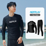 Meeste kiivkuiv sukeldumis- ja surfikost&uuml;&uuml;m: Pikkade varrukatega, l&otilde;hestatud disainiga, p&auml;ikesekaitsega, meduuside kaitsega, slim-fit, lukuga. XXXL for 80-90kg