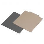 3D-printeri ehitusplaat, sile s&uuml;sinikkiust PET-tekstuuriga PEI vedruterasest plaat magnetilise alusega