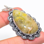 Bumble Bee Jasper Handmade 925 Sterling Silver Gift Pendant 2.44 u4y26