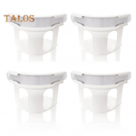 Lukustatavad linahoidjad Turvalised voodilinad Klambrid Tugevad madratsirihmad Paigaldatud linakinnitused linade tugevaks ja pingul hoidmiseks 4pcs hall