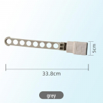 Elastne p&ouml;&ouml;rleva pandlaga riidenagi 8 riputusauguga &ndash; vargusvastane, reisimine ja &otilde;ueskasutus 33.8*5 cm roheline