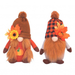 1/2 tk Halloweeni p&auml;kapiku nukukaunistus k&auml;sitsi valmistatud vahtralehest k&otilde;rvitsast paljas n&auml;ota p&auml;kapikk p&auml;kapiku s&uuml;gisene t&auml;nup&uuml;ha koristusfestivali t&ouml;&ouml;laua ornament