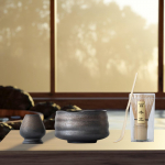 Ceramic Matcha Bowl Set for Tea Ceremony at Home Style A