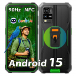 Blackview BV4800 SE vastupidav telefon 4GB 64GB 5100mAh Android 15 nutitelefon roheline