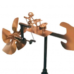 K&auml;sitsi valmistatud metallist trummar tuuleveski l&ouml;&ouml;kpillim&auml;ngija figuur kuju tuulej&otilde;ul t&ouml;&ouml;tav kinemaatiline trummari skulptuur tuulep&ouml;&ouml;ris &otilde;ue muruplatsi aia terrassi jaoks