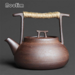 K&auml;sitsi valmistatud Jingdezheni keraamiline teekann &ndash; 300 ml Ristk&uuml;likukujuline retro teekann k&auml;epidemega Kung Fu tee ja kohvi jaoks A