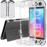 L&auml;bipaistev silikoon&uuml;mbris &uuml;hilduv Nintendo Switch OLED 2021-ga - Phonillico&reg;