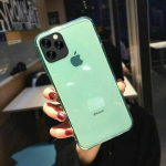 Coque silicone pour iphone 13 mini vert e.F.Connection