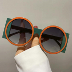 Naiste meeste &uuml;mmargused kahev&auml;rvilised p&auml;ikeseprillid Mood Retro Trend P&auml;ikeseprillid Travel Street Photo Holiday Party Beach Prillid roheline
