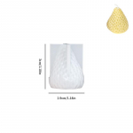 3D maasika aroomiteraapia k&uuml;&uuml;nal silikoonvorm DIY k&auml;sitsi valmistatud romantiline l&otilde;hn s&otilde;brap&auml;evapeoks kodukaunistuseks s&uuml;nnip&auml;evakingitus